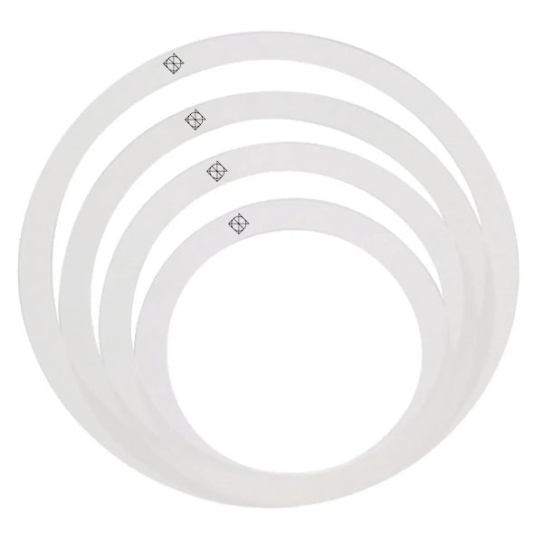 Dixon PAMF-14S1-HP 4 Pieces Drum Muffler Ring Set Tone Control 10" 12" 14" 16" (PAMF14S1HP)