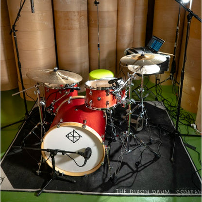 Dixon Spark Birch SPB522STWR Drum Set 5 Piece Complete with Hardware See Through Wine Red