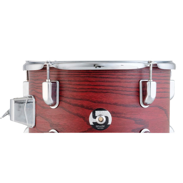 Dixon Spark SP522ARO Drum Set Complete Standard 5 Piece Drum Kit Bundle Oak Wrap