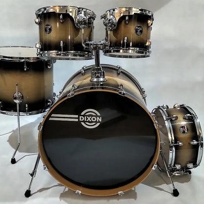 Dixon FS520 Fuse 5 Pieces Acoustic Drum Kit Set - Brown Burst