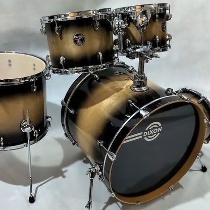 Dixon FS520 Fuse 5 Pieces Acoustic Drum Kit Set - Brown Burst