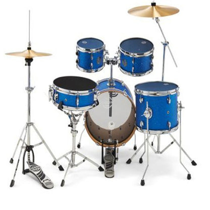 Dixon PODTR516 Jet Set 5 Pieces Acoustic Drum Kit Set - Blue