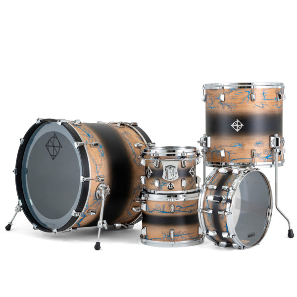 Dixon PODAN522 5 Pieces Artisan Drum Set - Celestial Black Burst (ARTISAN)