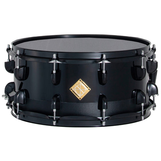 Dixon PDSCL654DVBK 6.5 X 14 Inch Classic Black Coated Snare Drum - Division Black Maple