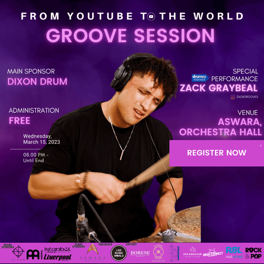 ZackGrooves - Play with Zack Malaysia 2023 Dixon Drum Clinic