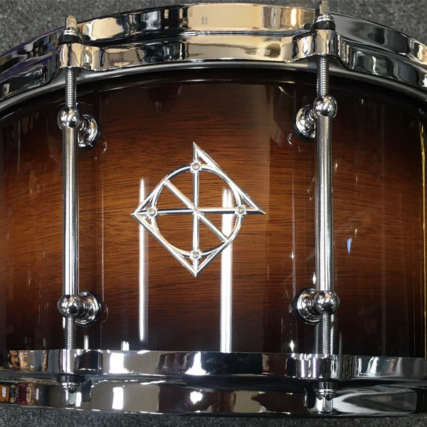 Dixon PDSAN654CBRG 6.5 X 14 Inch Artisan Australian Rose Gum by Chris Brady Snare Drum - Vintage Burst