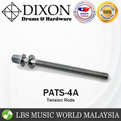 Dixon PATS-4 Tom Snare Bass Drum Tension Rod With Washer Screw Holder (PATS4 PATS 4)