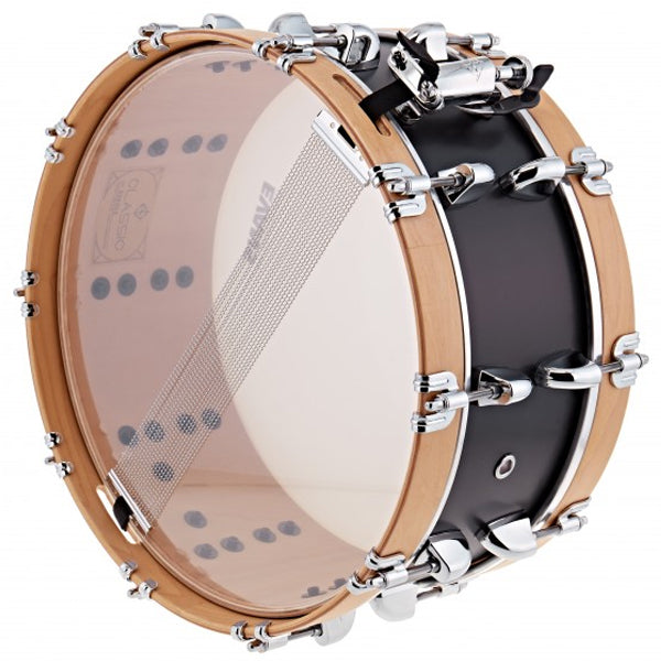 Dixon PDSCL554SBM 5.5 X 14 Inch Classic Snare Drum - Satin Black Maple