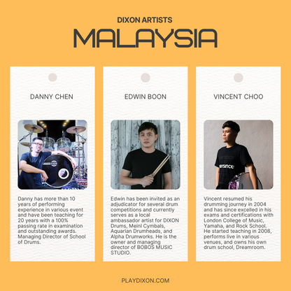 ZackGrooves - Play with Zack Malaysia 2023 Dixon Drum Clinic
