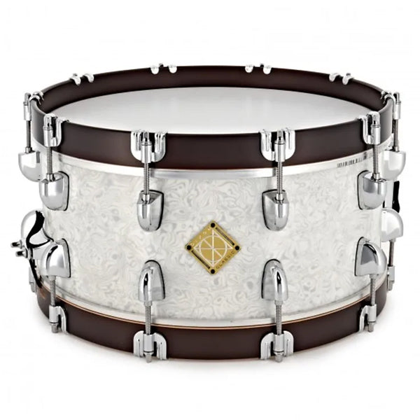 Dixon PDSCL654SWM 6.5 X 14 Inch Classic Maple Hoop Snare Drum - Sub Zero White