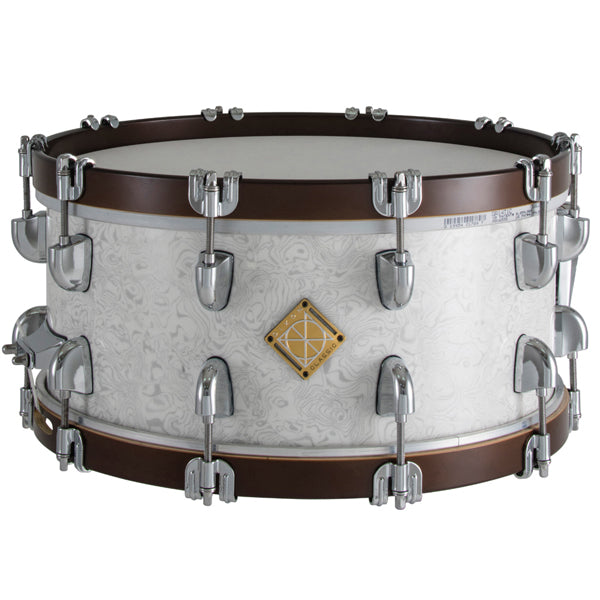 Dixon PDSCL654SWM 6.5 X 14 Inch Classic Maple Hoop Snare Drum - Sub Zero White