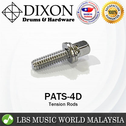Dixon PATS-4 Tom Snare Bass Drum Tension Rod With Washer Screw Holder (PATS4 PATS 4)