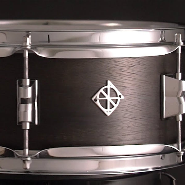 Dixon PDSL512BKC 5 X 12 Inch Little Roomer Mahogany Snare Drum - Black Coal Satin