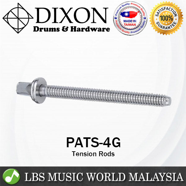 Dixon PATS-4 Tom Snare Bass Drum Tension Rod With Washer Screw Holder (PATS4 PATS 4)