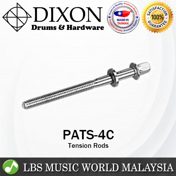 Dixon PATS-4 Tom Snare Bass Drum Tension Rod With Washer Screw Holder (PATS4 PATS 4)