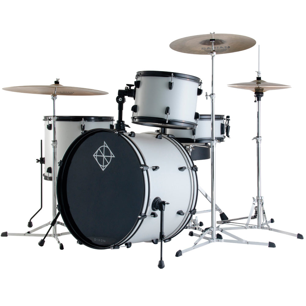 Dixon PODSP522ACG-ML Spark 5 Pieces Acoustic Drum Kit Set Special Edition With 5 Pieces Silent Cymbal Set - Cement Grey