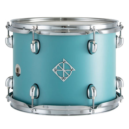 Dixon PODCSTM422 Cornerstone 4 Pieces Drum Kit Set Maple Shell - Satin Quetzal Blue (Drum Shell Pack)