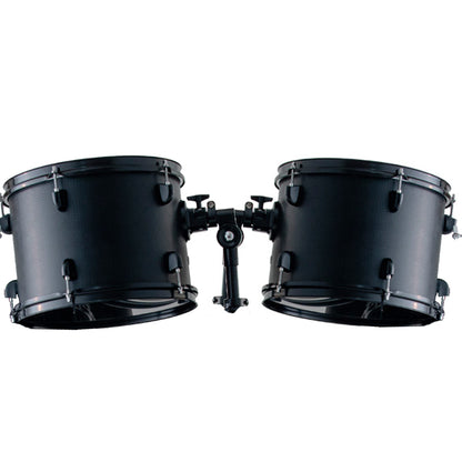 Dixon PODSP522ANB-ML Spark 5 Pieces Acoustic Drum Kit Set Special Edition With 5 Pieces Silent Cymbal Set - Ninja Black