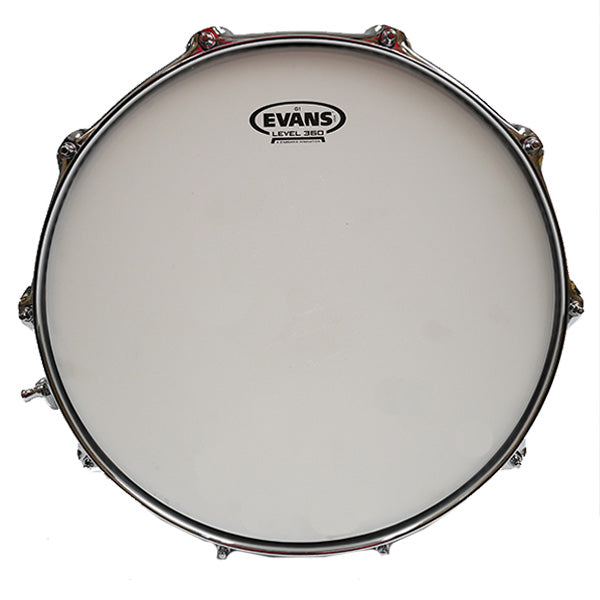 Dixon PDS9554PST 14 Inch x 5.5 inch Artisan Steel Snare Drum Silver Full Metal (PDS 9554PST)