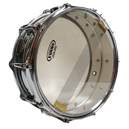 Dixon PDS9554PST 14 Inch x 5.5 inch Artisan Steel Snare Drum Silver Full Metal (PDS 9554PST)