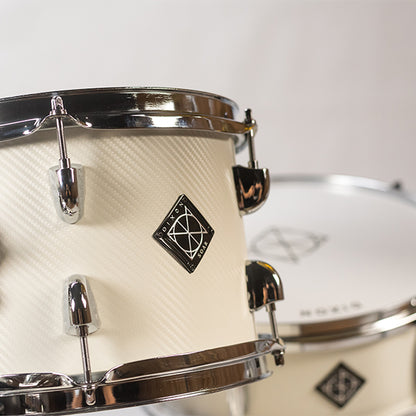 Dixon Soar Series 5 Piece Drum Kit Mahagony Shell 22" Kick with MS-X Istanbul Cymbal Set (Tech White)