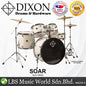 Dixon Soar Series 5 Piece Drum Kit Mahagony Shell 22" Kick with MS-X Istanbul Cymbal Set (Tech White)