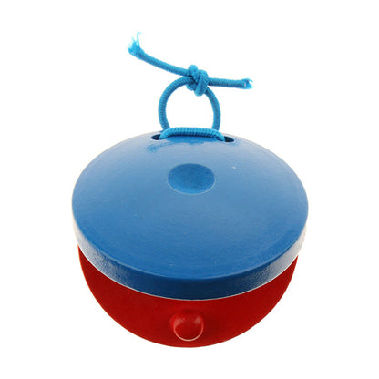 Dixon PRCA205A Finger Wooden Castanets Clapper for Latin Percussion Red Blue (Each)