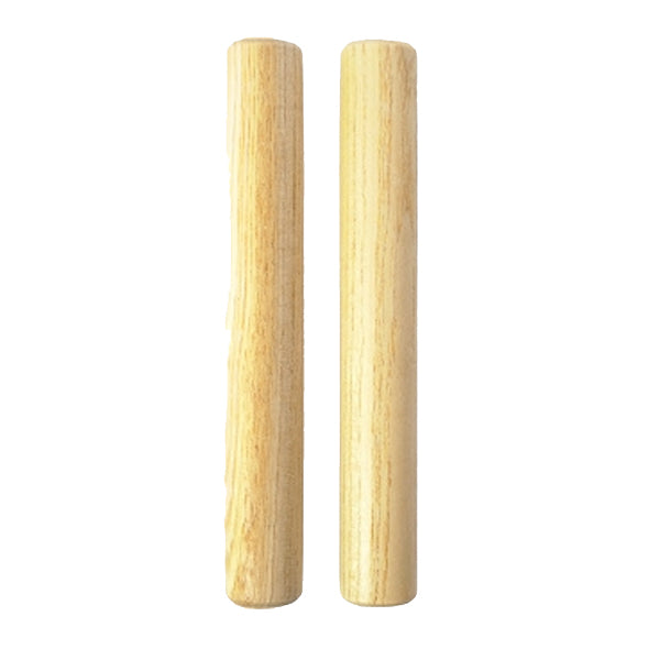Dixon PRCL222M Maple Wood Clave with Handle Latin Percussion Stick - Pair (Claves)