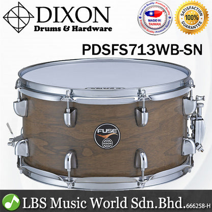 Dixon PDSFS713WB-SN 7 Inch X 13 Inch Snare Drum Wood Colour (PDS FS713WB SN)