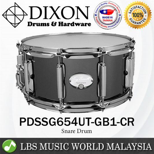 Dixon PDSSG654UT-GB1-CR 14 Inch X 6.5 Inch Gregg Bissonette Steel Trampet Snare Drum (PDSSG654UT GB1 CR)