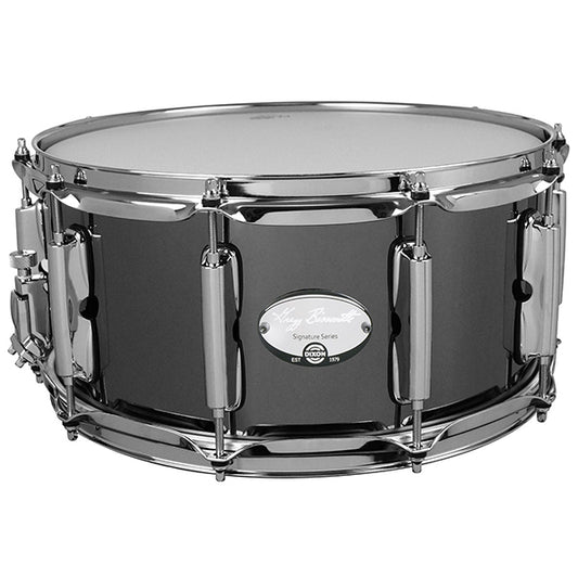 Dixon PDSSG654UT-GB1-CR 14 Inch X 6.5 Inch Gregg Bissonette Steel Trampet Snare Drum (PDSSG654UT GB1 CR)