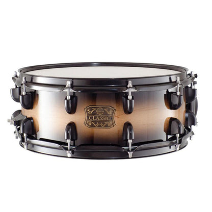 Dixon CS554BB-BK 14 Inch X 5.5 Inch Classic Wood Natural to Black Burst Snare Drum (CS554BBBK CS554BB BK)