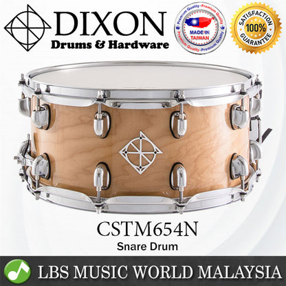 Dixon CSTM654N Maple Shell Cornerstone Natural Finish Snare Drum (CST CSTM M654N)