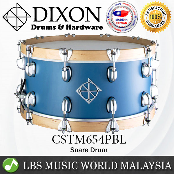 Dixon PDSCST654PBL Cornerstone Solid Snare Drum Peacock Blue (CSTM 654PBL)