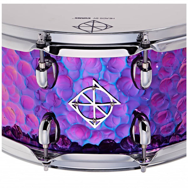 Dixon PDSCST654PTS 14 Inch X 6.5 Inch Cornerstone Purple Titanium Snare Drum (CST654 PTS)