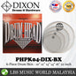Dixon PHPK04-DIX-BX 6 Piece Drum Set Skin Head Drumhead (10 12 14 14 16 22 inch)