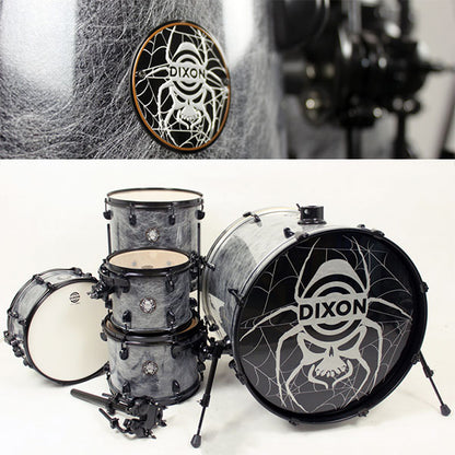 [Discontinued] Dixon Drum Set Black Widow Drum Kit