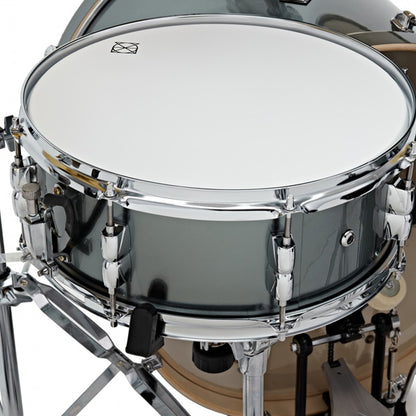 Dixon Spark SP520AGM Drum Set Complete Standard 5 Piece Drum Kit Bundle Gun Metal