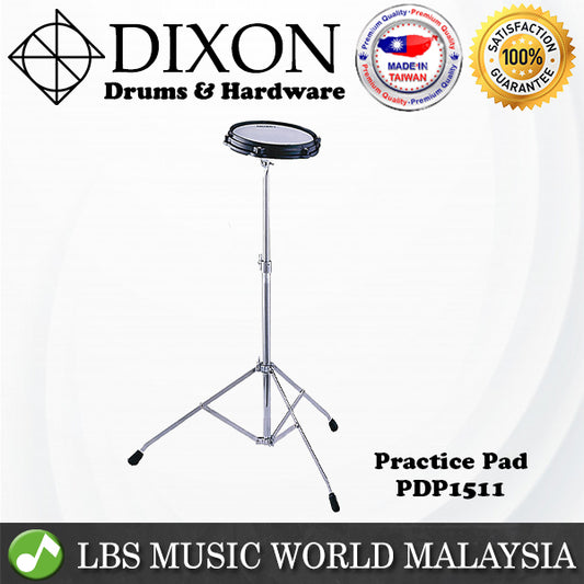 Dixon PDP-1511 8 inch Tunable Drum Practice Pad with Stand (PDP1511)