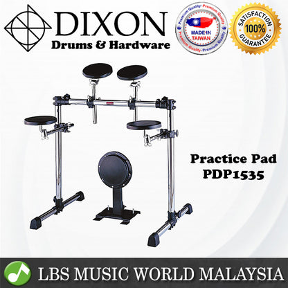 Dixon PDP1535 5 Piece Drum Set Practice Pad Silent Practice Training (PDP 1535)