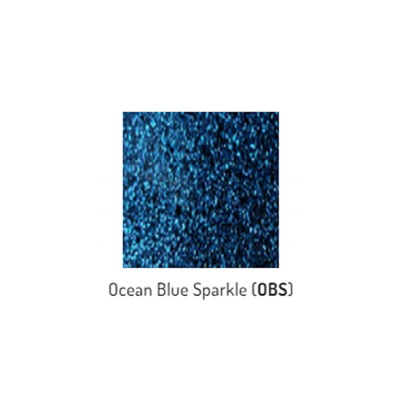 Dixon Spark SP522AOBS Drum Set Complete Standard 5 Piece Drum Kit Bundle Ocean Blue Sparkle