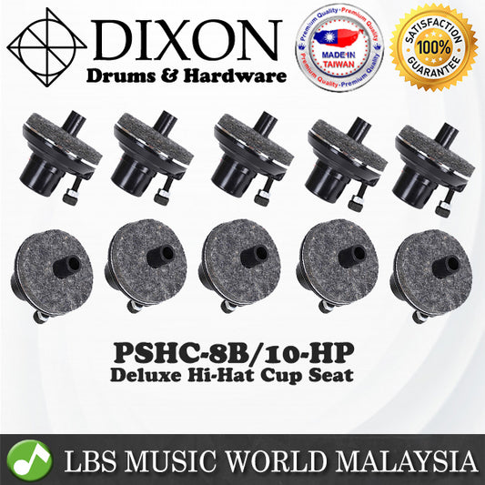 Dixon PSHC-8B/10-HP 10 Piece Deluxe Hihat Base Hi Hat Cup Seat Holder for Hi-Hat