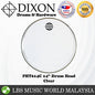Dixon 14" PHT614C Clear Drum Skin Head Drumhead For Tom Snare Set Kit (PHT608)