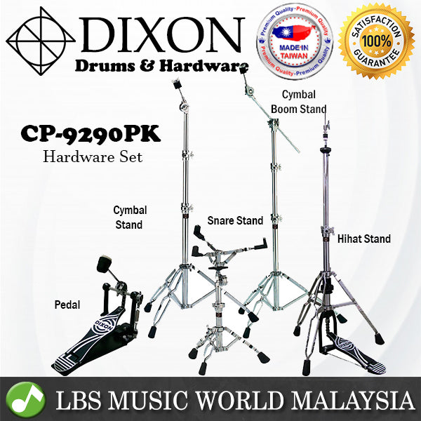 Dixon P-CP9290PK Hardware Pack Cymbal Boom Snare HiHat Stand Pedal Set (PCP9290PK)