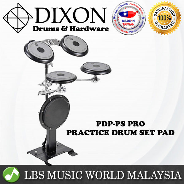 Dixon PDP-PS Pro Workout Pad Kit Practice Drum Set Pad Silent Practice (PDPPS)