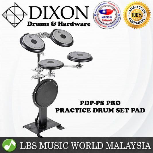 Dixon PDP-PS Pro Workout Pad Kit Practice Drum Set Pad Silent Practice (PDPPS)