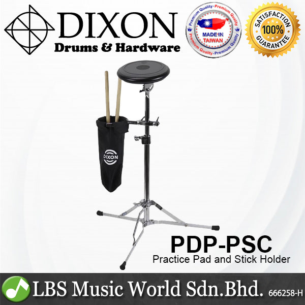 Dixon PDP-PSC Drum Practice Pad Workout Snare Practice with Stick Holder (PDPPSC1 PDPPSC)
