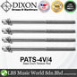 Dixon PATS-4V/4 4 Pieces 106mm Tension Rod for Bass Drum (PATS4V)