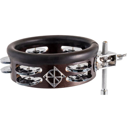 Dixon PDML26BKC 6" Wood Tambourine Black Coal Finish