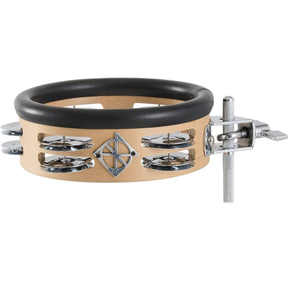 Dixon PDML26SN 6" Little Roomer Series Round Wood Tambourine Satin Natural